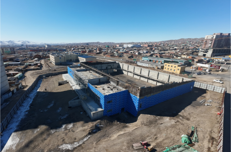 Өвлийн спортын ордны барилга угсралтын ажлын явц 55 хувьтай байна